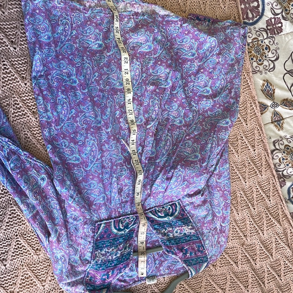 EUC ORIGINAL & VINTAGE GEETA Peasant top SIZE M Hand wash only - Picture 9 of 11